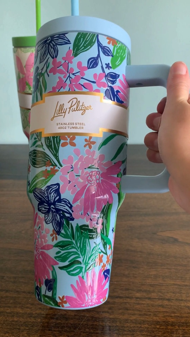 Amazon.com: Lilly Pulitzer 10 Oz Stemless Champagne Flute, Small